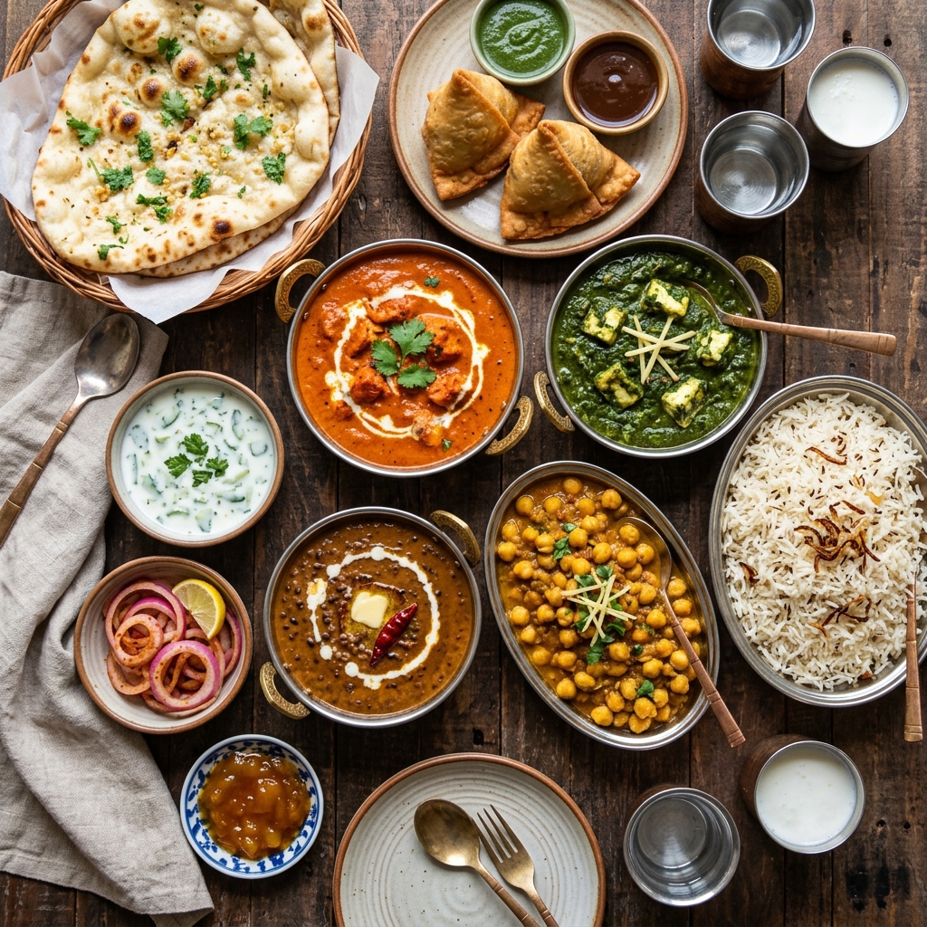 Indian Food Spread